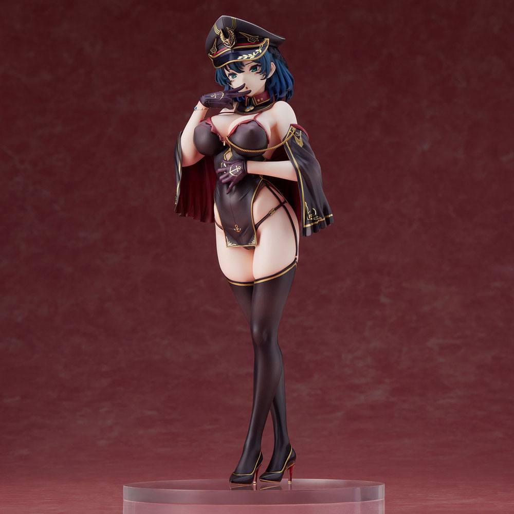 Original Character PVC Statue Akasaai Illustration Kaigun Musume Cattleya 25 cm