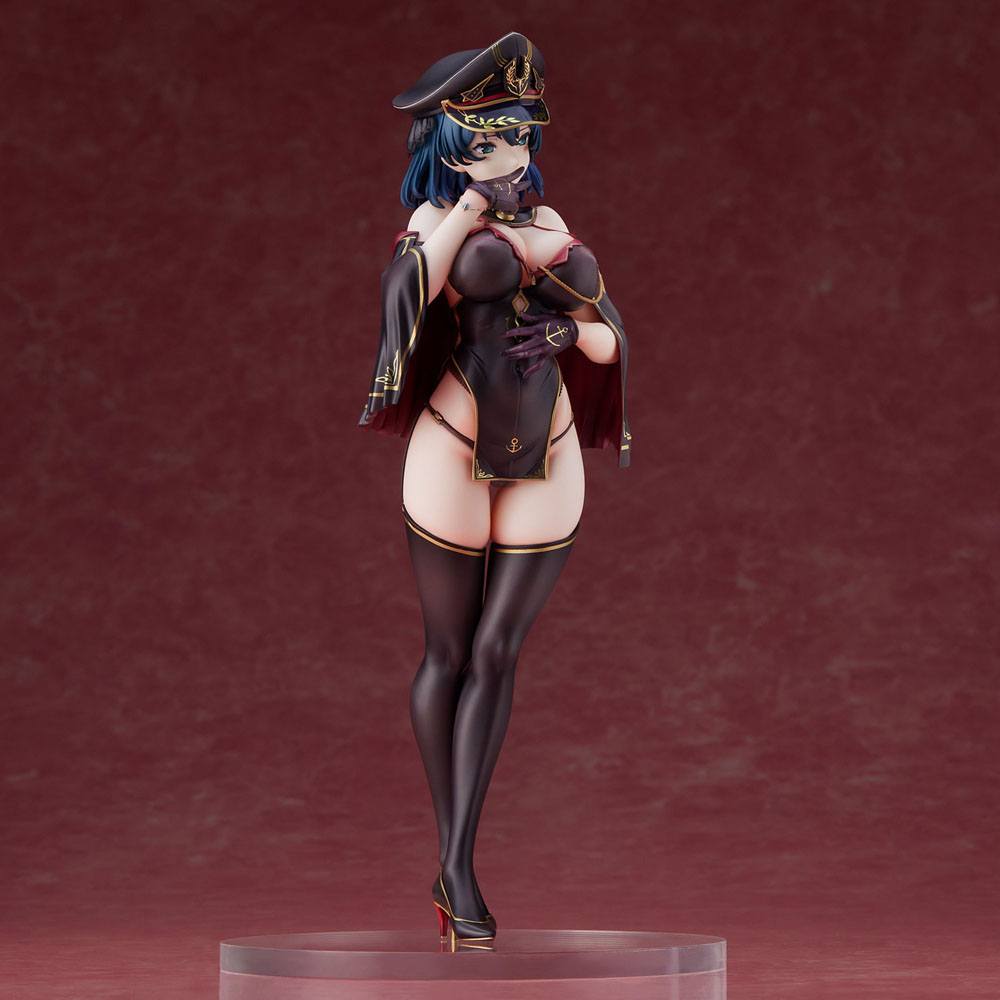 Original Character PVC Statue Akasaai Illustration Kaigun Musume Cattleya 25 cm