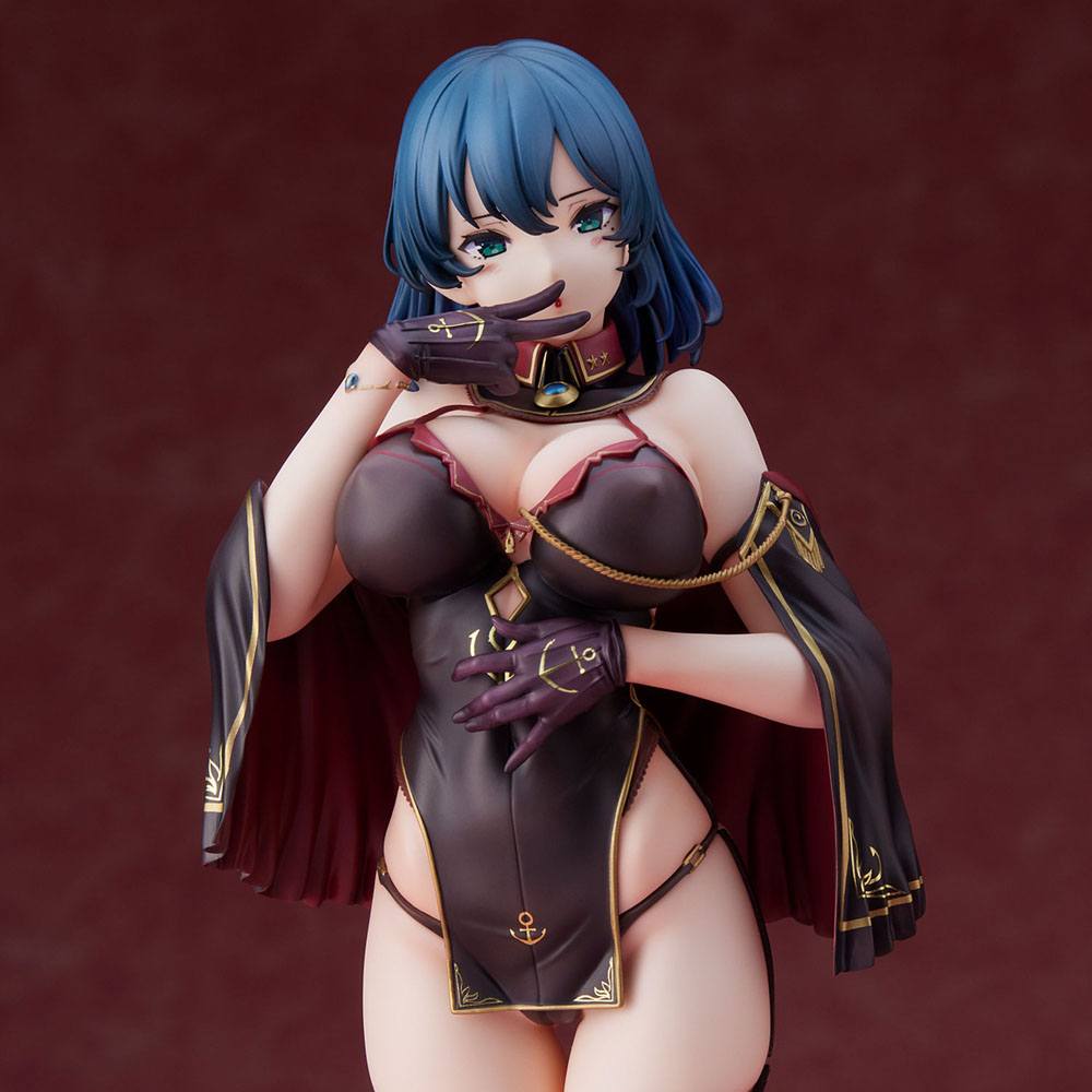 Original Character PVC Statue Akasaai Illustration Kaigun Musume Cattleya 25 cm