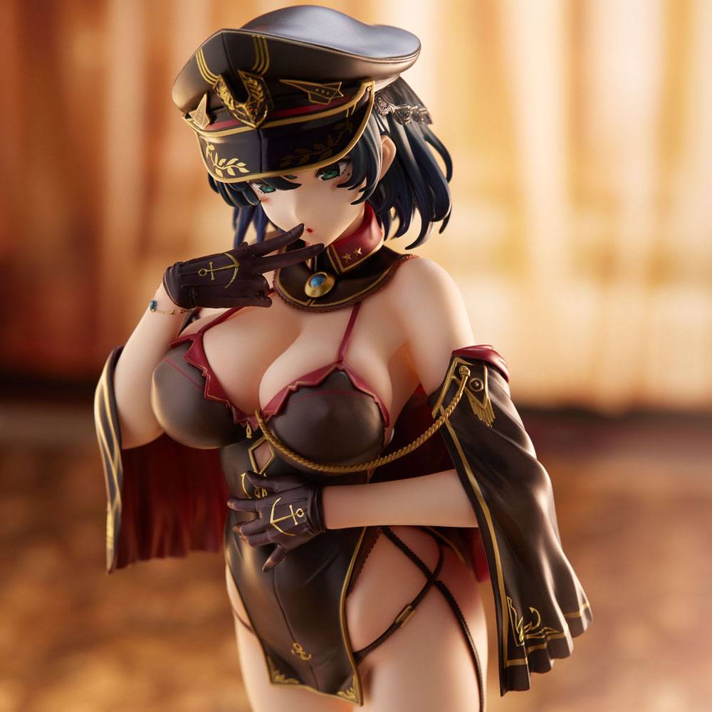 Original Character PVC Statue Akasaai Illustration Kaigun Musume Cattleya 25 cm
