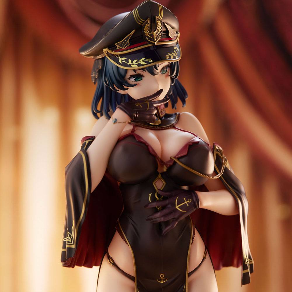 Original Character PVC Statue Akasaai Illustration Kaigun Musume Cattleya 25 cm