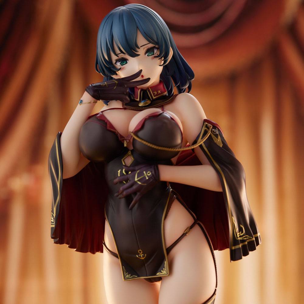Original Character PVC Statue Akasaai Illustration Kaigun Musume Cattleya 25 cm